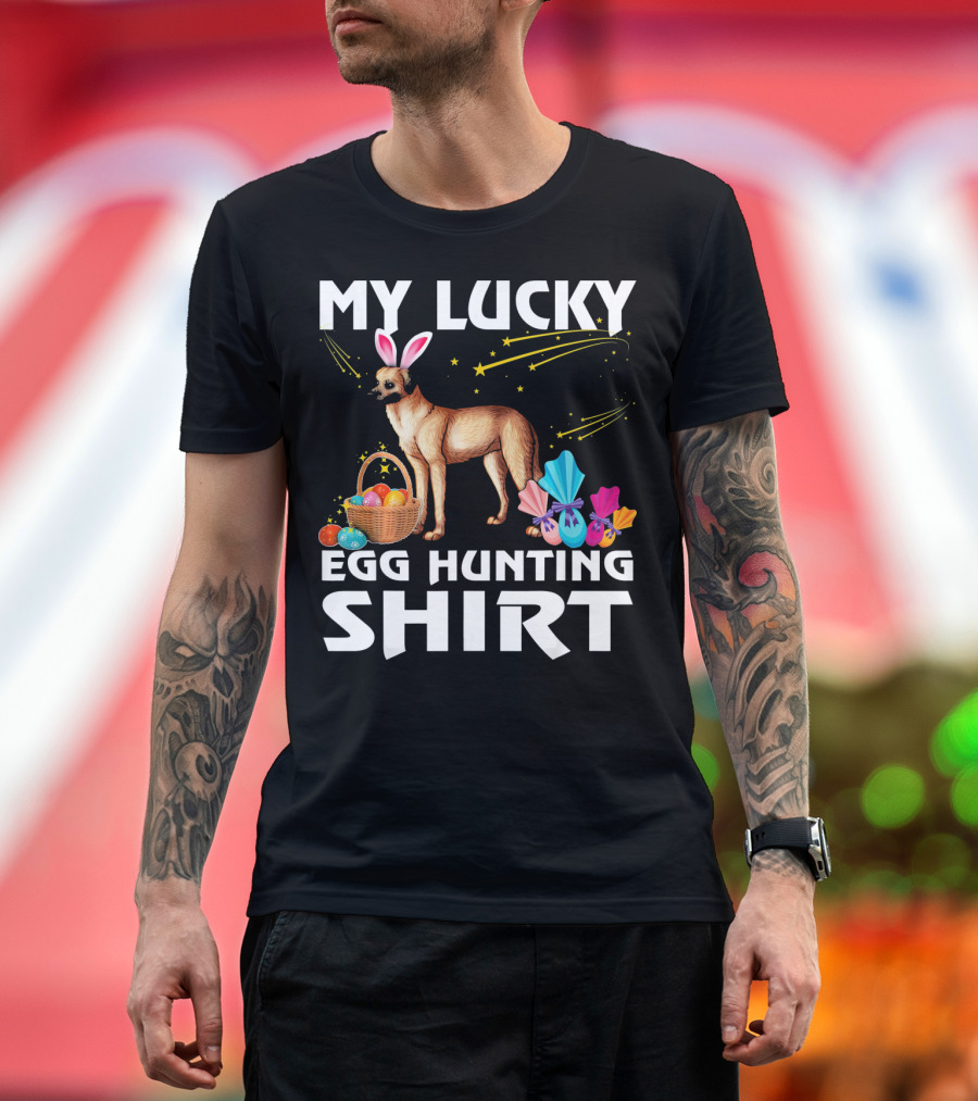 My Lucky Egg Hunting Shirt Anatolian Shepherd Dog Bunny T-Shirt
