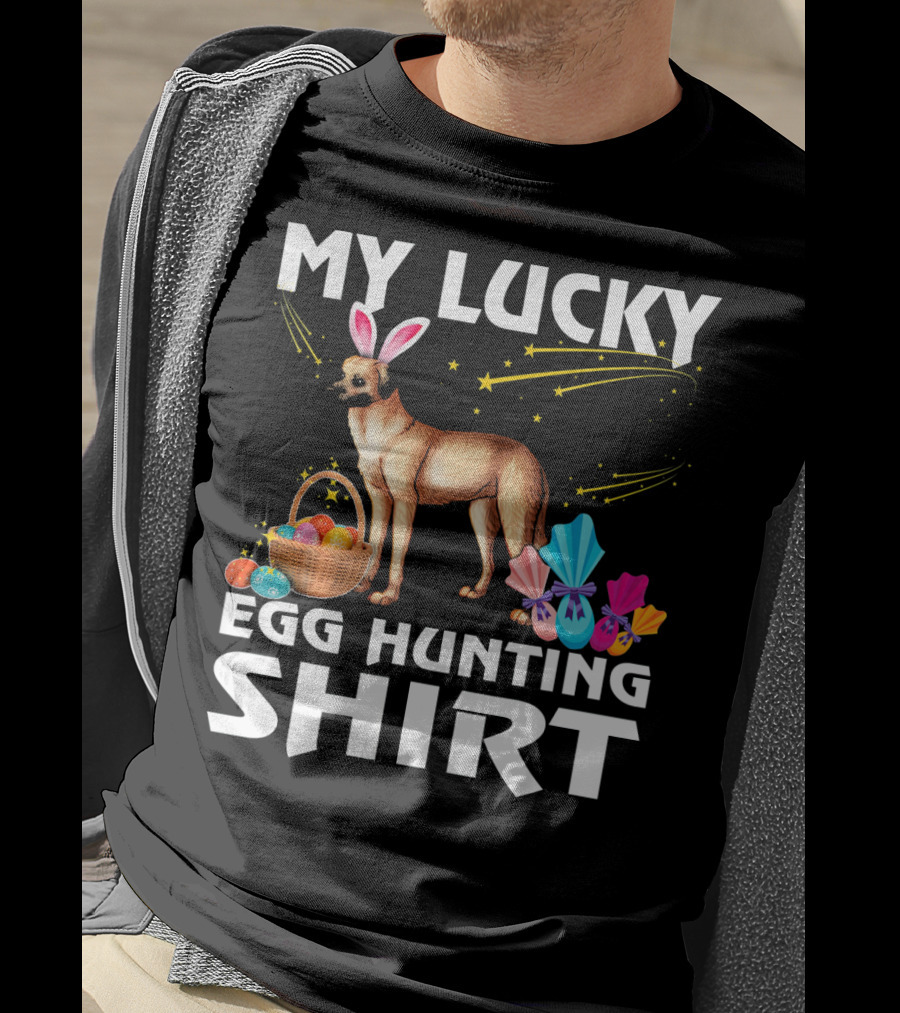 My Lucky Egg Hunting Shirt Anatolian Shepherd Dog Bunny T-Shirt