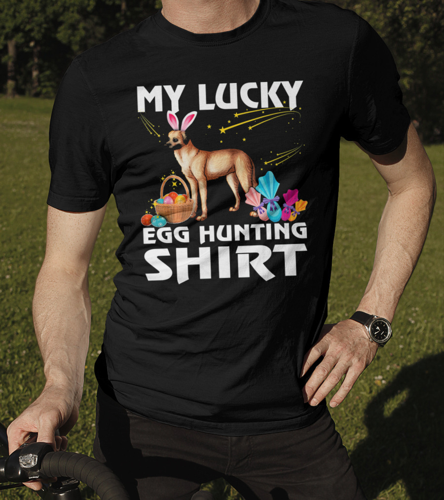 My Lucky Egg Hunting Shirt Anatolian Shepherd Dog Bunny T-Shirt