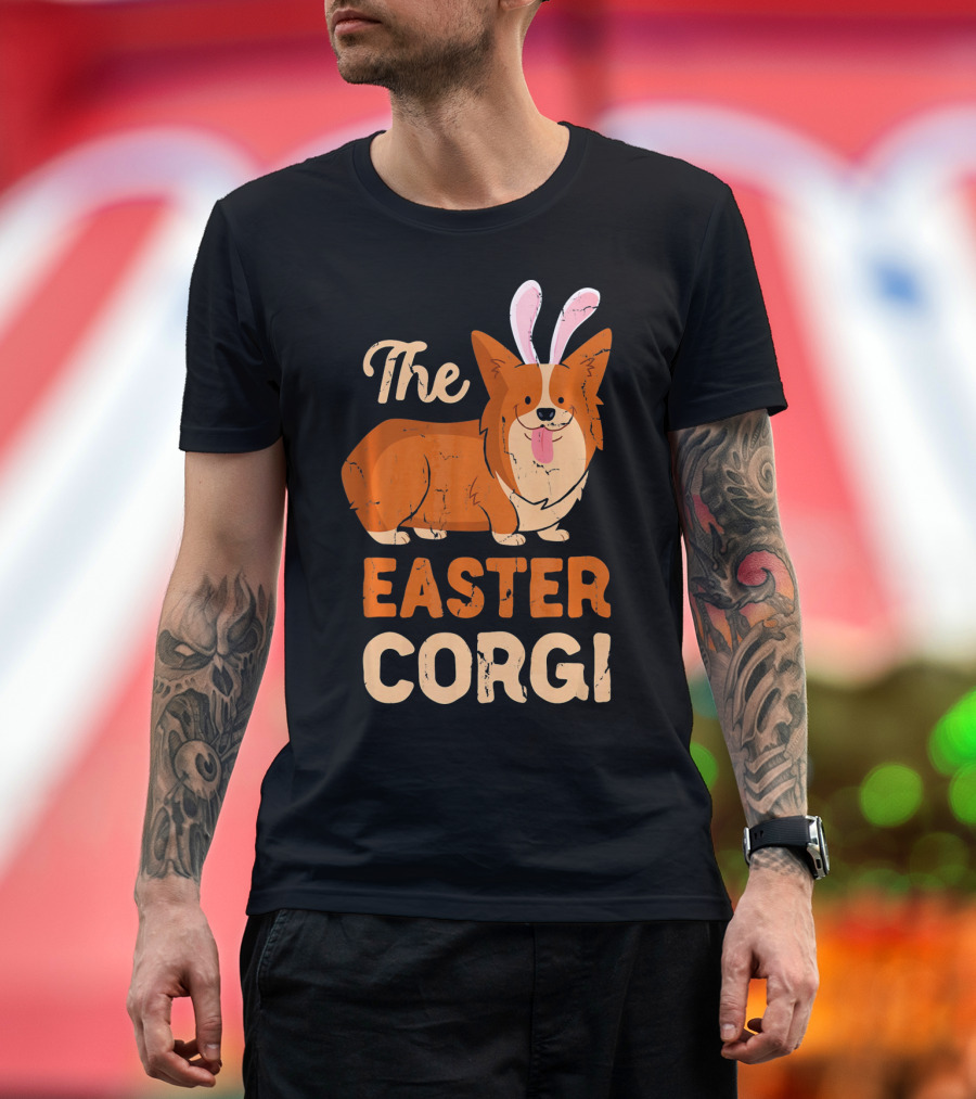 The Easter Corgi Cute Funny Dog Easter T-Shirt