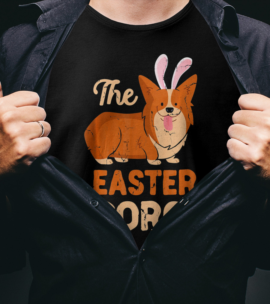 The Easter Corgi Cute Funny Dog Easter T-Shirt