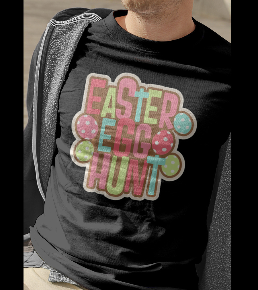 Easter Egg Hunt Begin Our With Polka Dot Eggs T-Shirt