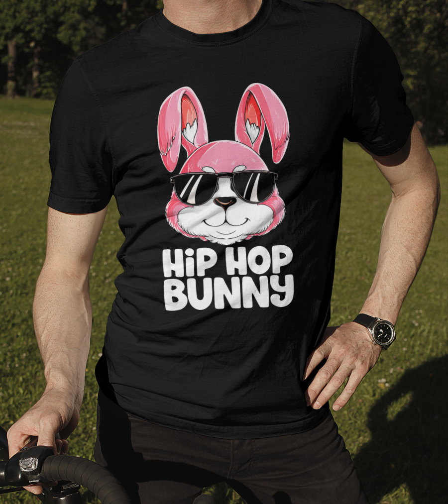 Easter Hip Hop Bunny In Sunglasses T-Shirt