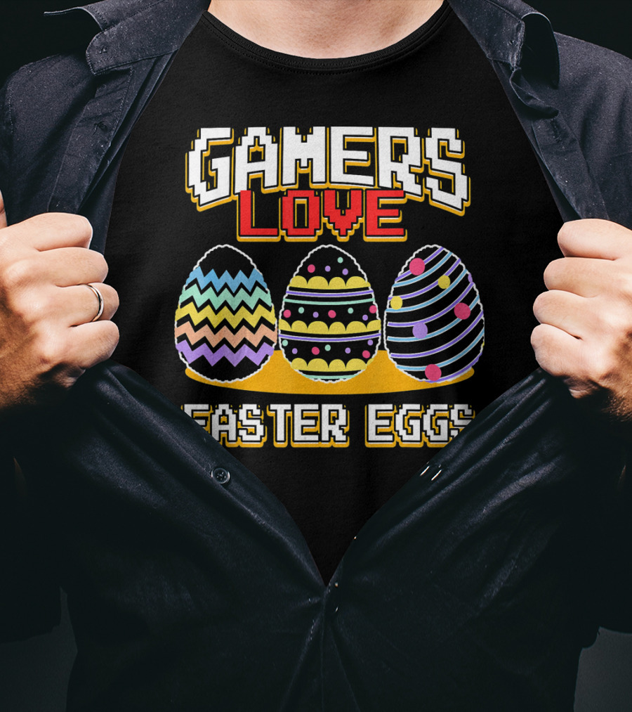 Gamers Love Easter Eggs Girls T-Shirt