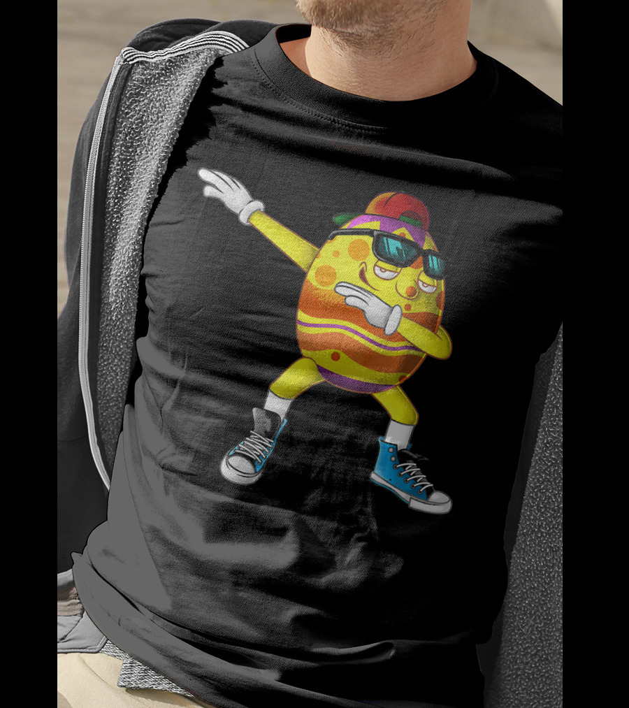 Dabbing Easter Egg Cool Eggspert Dabber T-Shirt