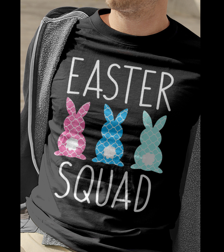Easter Squad Family Matching Bunny T-Shirt