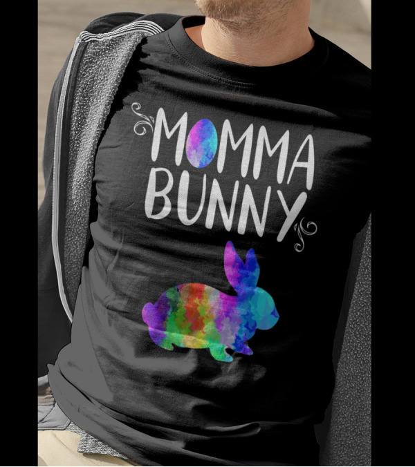 Momma Bunny Rainbow T-Shirt