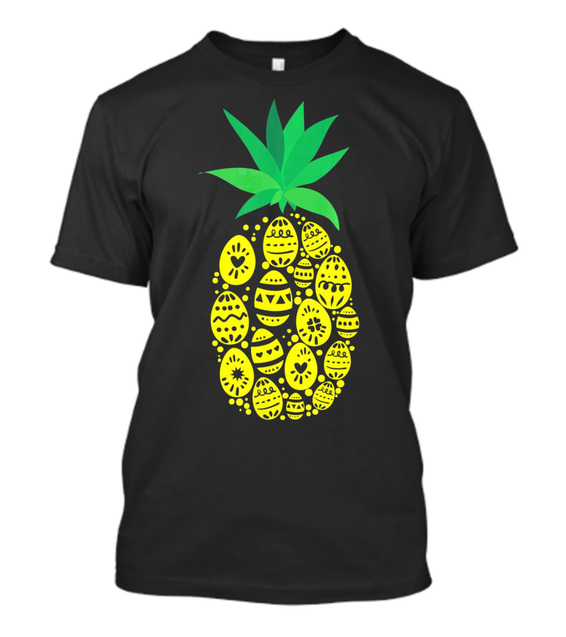 Funny Pineapple Easter Eggs Hunting East T-Shirt