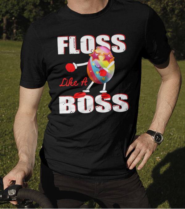 Floss Like A Boss Rainbow Star Egg T-Shirt