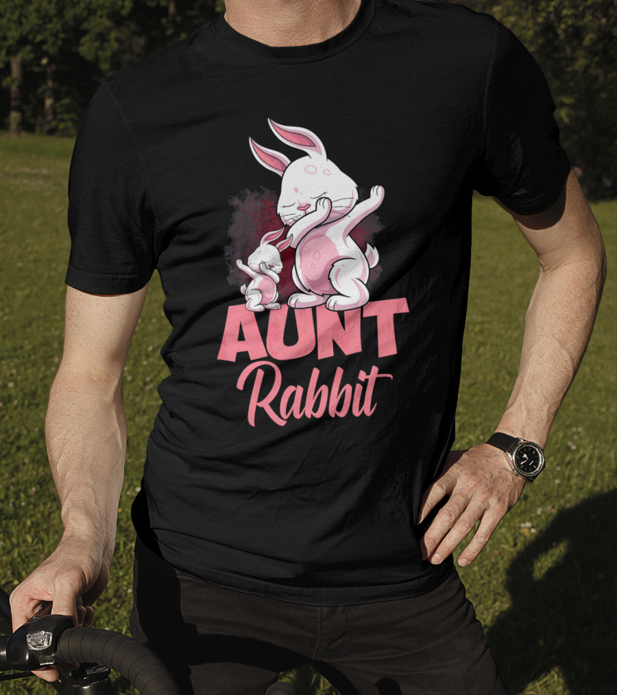 Aunt Rabbit Matching Family Bunny Fun T-Shirt