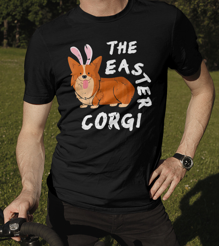 The Easter Corgi Bunny Ears T-Shirt