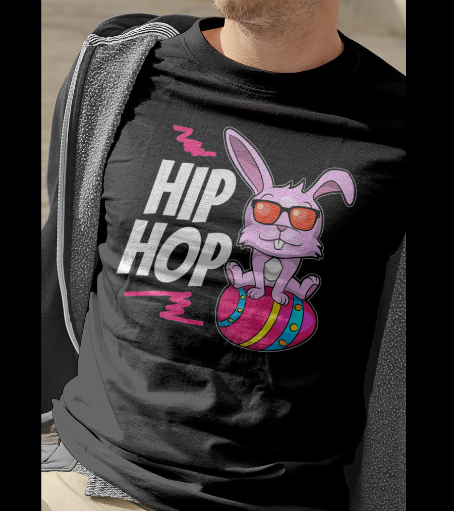Hip Hop Bunny Easter Day T-Shirt