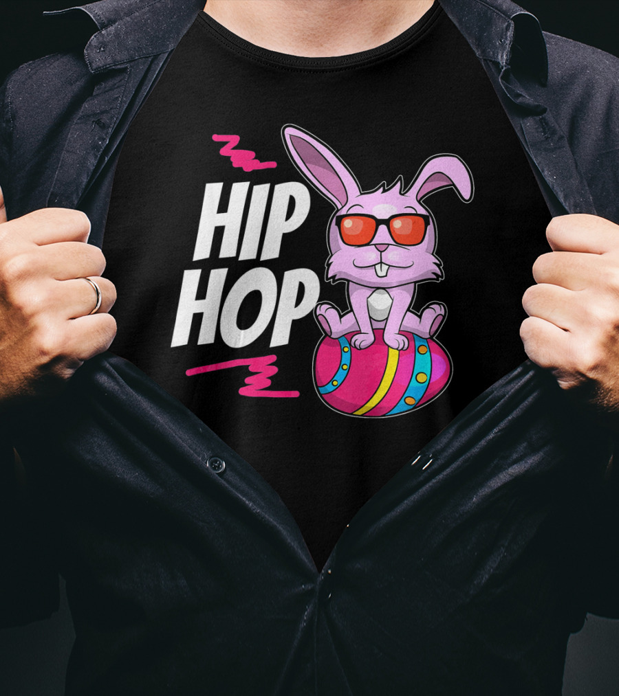 Hip Hop Bunny Easter Day T-Shirt