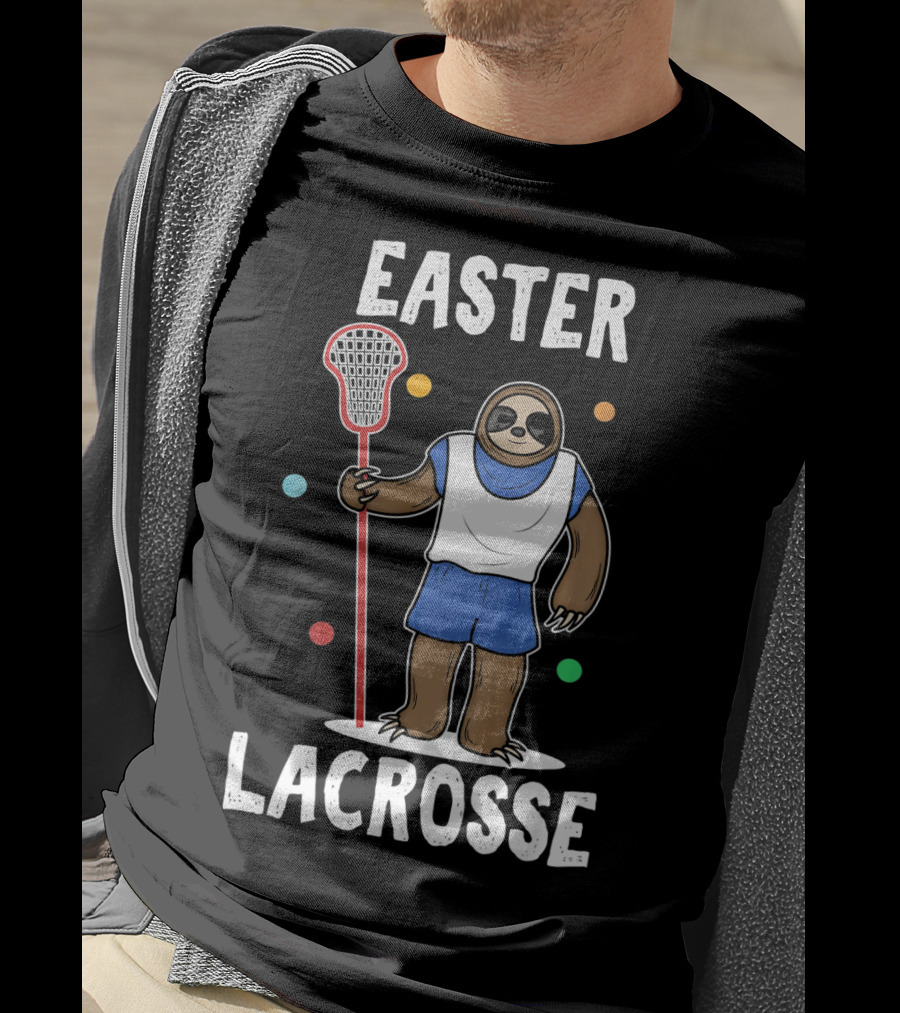 Easter Lacrosse Funny Easter Idea Happy Easte T-Shirt