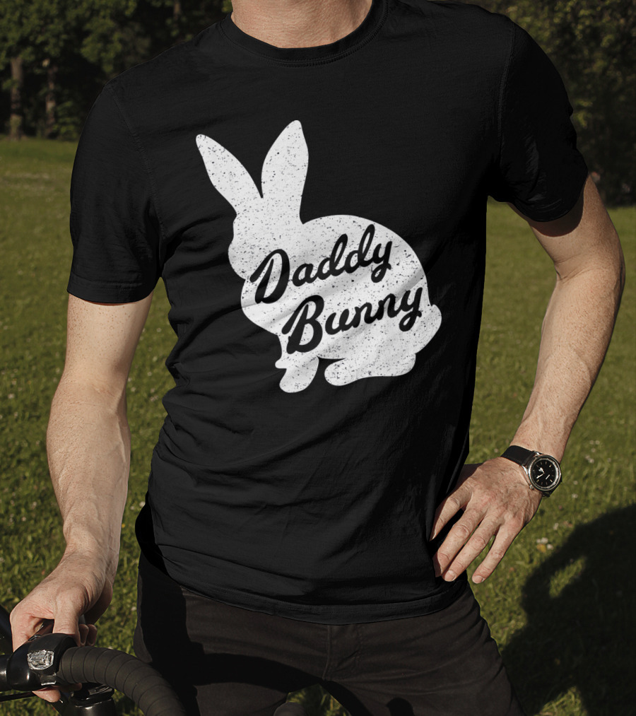 Daddy Bunny Mens Funny And Cute Easter T-Shirt