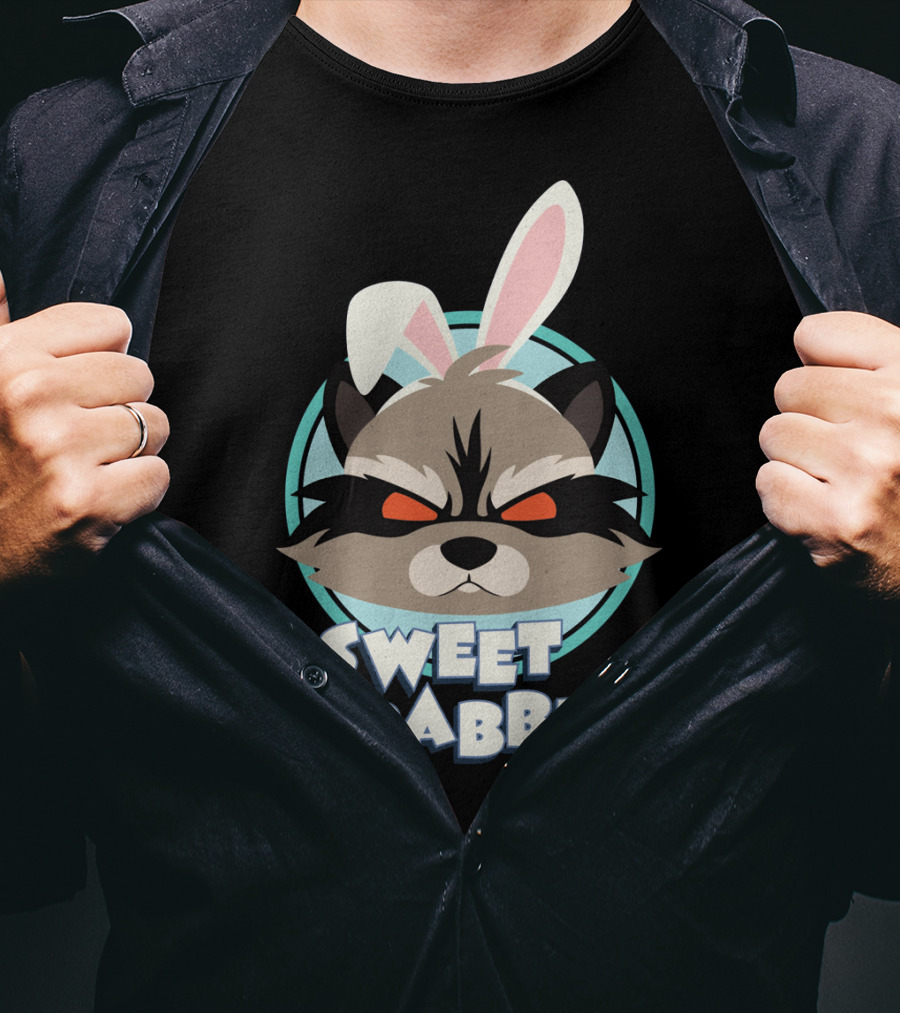 Marvel Rocket Raccoon Sweet Rabbit Easter T-Shirt