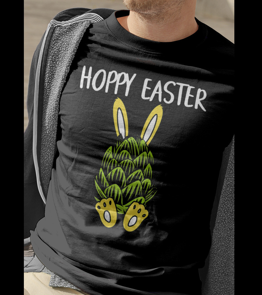 Hoppy Easter Bunny Rabbit Beer Hops T-Shirt