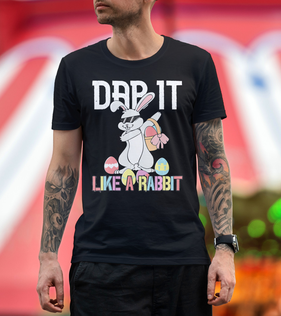 Dab It Like a Rabbit Easter Bunny T-Shirt