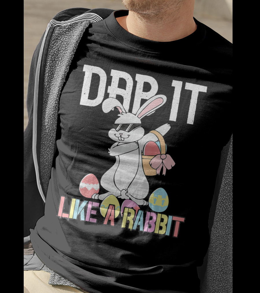 Dab It Like A Rabbit Easter Bunny T-Shirt