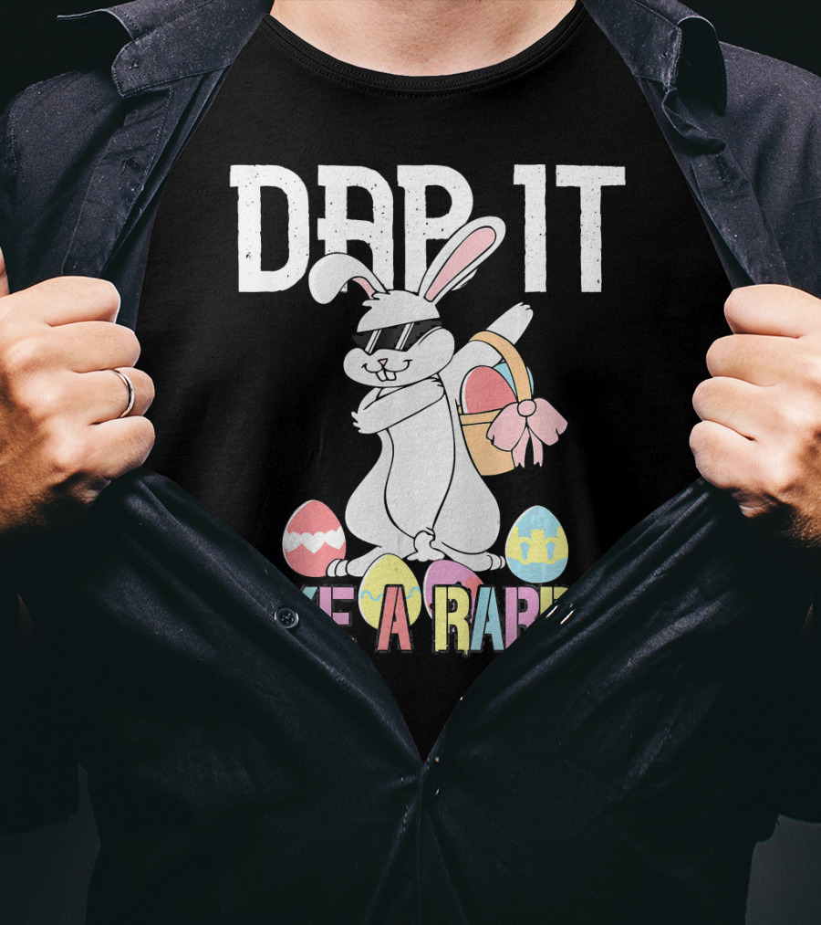 Dab It Like A Rabbit Easter Bunny T-Shirt