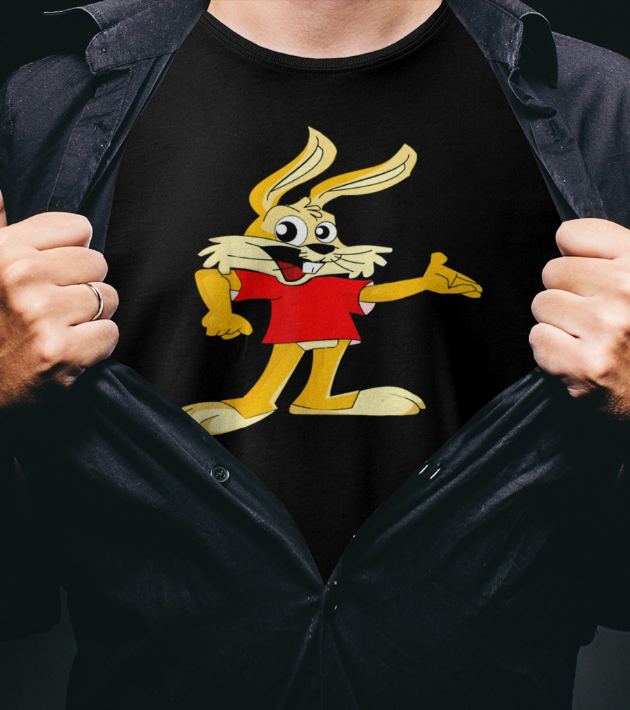 Rabbit Bunny Easter Cartoon Character T-Shirt