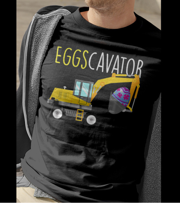 EGGSCAVATOR Funny Dinosaurs T Rex Hates Egg Hunts T-Shirt