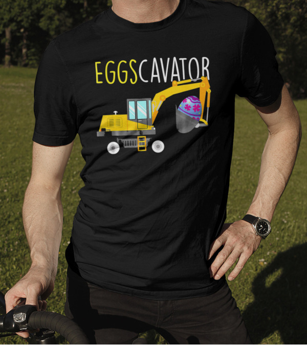 EGGSCAVATOR Funny Dinosaurs T Rex Hates Egg Hunts T-Shirt