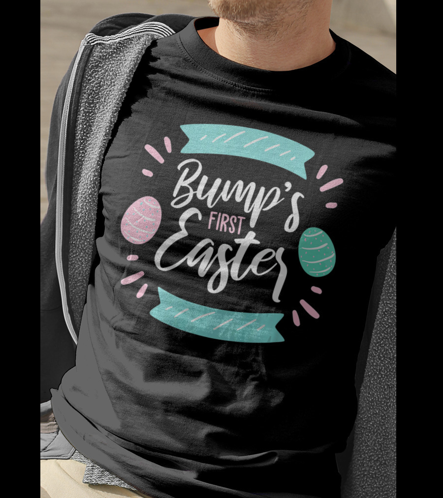 Bump's First Easter New Baby Mother Pastel Egg T-Shirt