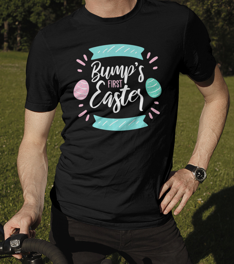 Bump's First Easter New Baby Mother Pastel Egg T-Shirt