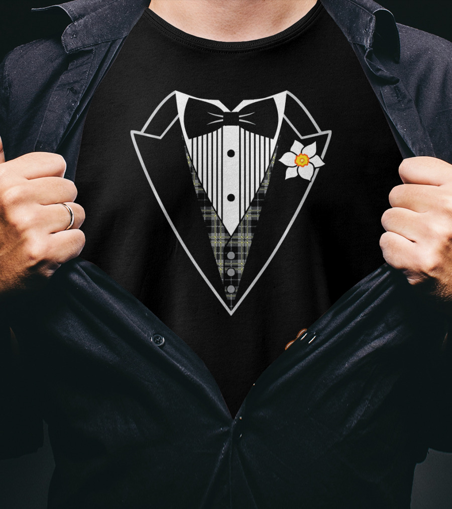 Easter Tuxedo With Eggs Chocolate Bunny And Gingerbread T-Shirt