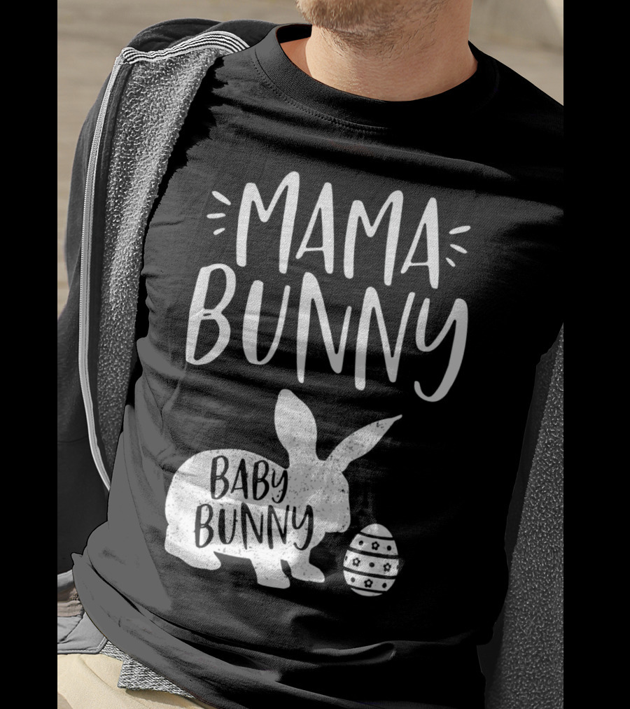 Mama Bunny Baby Bunny Cute Easter T-Shirt
