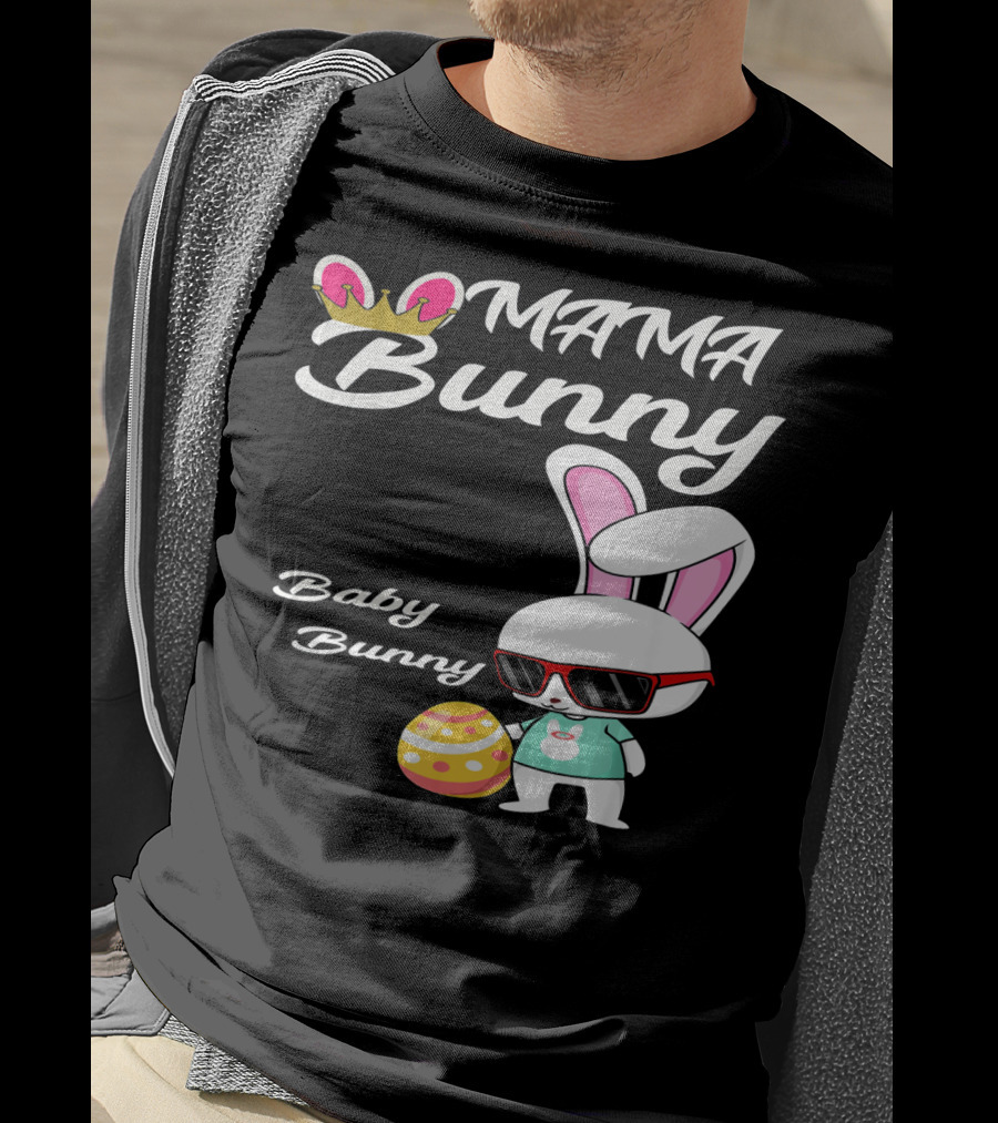 Mama Bunny Baby Bunny Easter Rabbit T-Shirt
