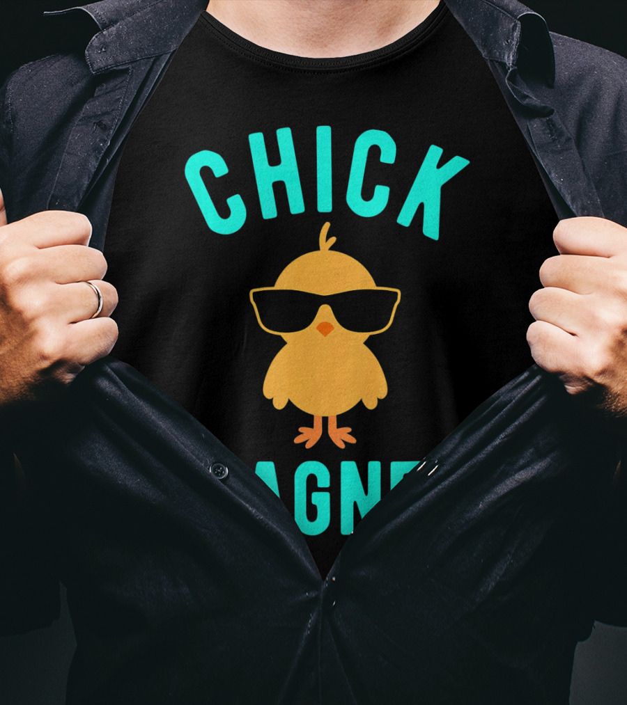 Chick Magnet Funny Easter Sunglasses Casual T-Shirt