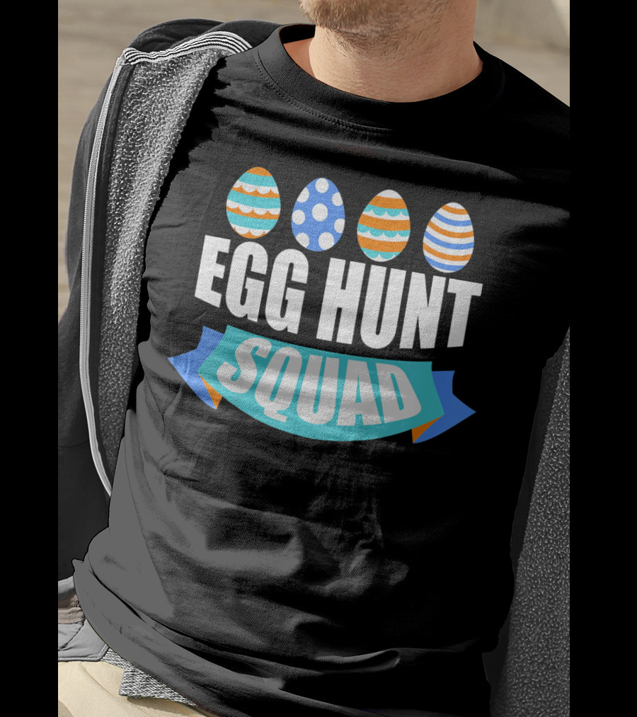 Kids Easter Egg Hunt Squad Boy Egg Hunt T-Shirt