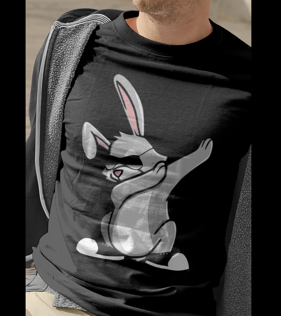 Easter Dab Bunny Women's Sunglasses Cute Rabbit Dancing T-Shirt