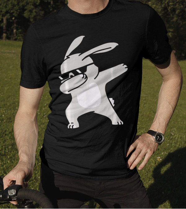 Happy Easter Day Cool Dabbing Rabbit T-Shirt