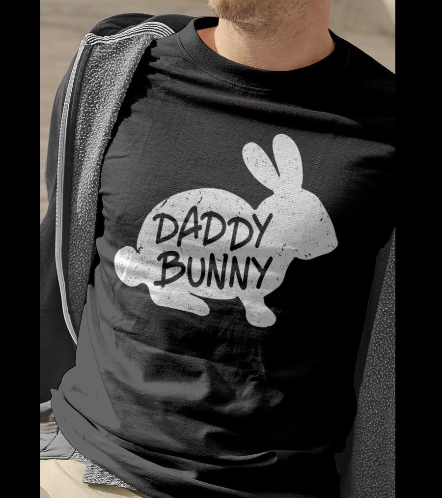 Family Matching Easter Daddy Bunny Matching T-Shirt