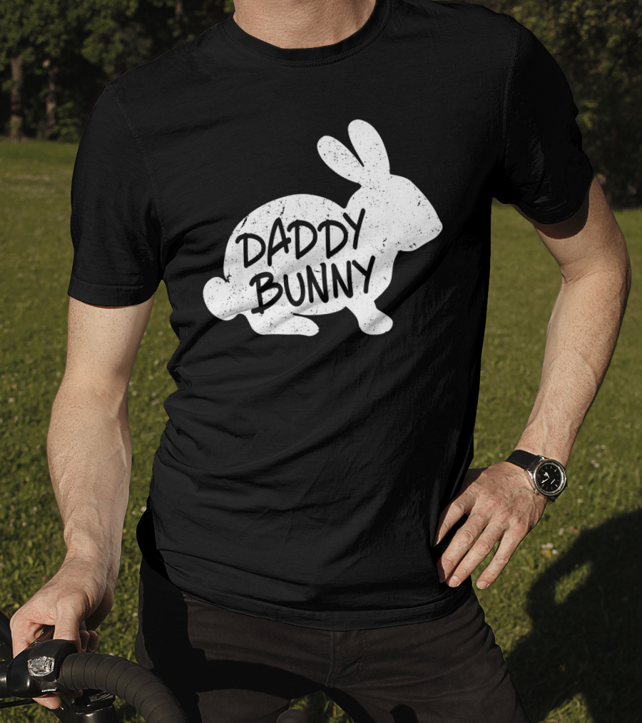 Family Matching Easter Daddy Bunny Matching T-Shirt