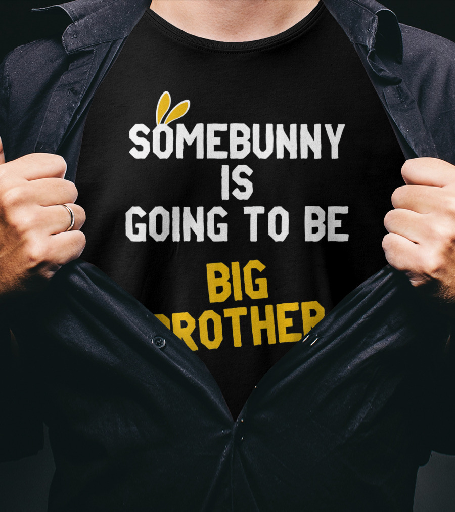 Somebunny Is Going To Be Big Brother Easter Pregnancy Announcement T-Shirt