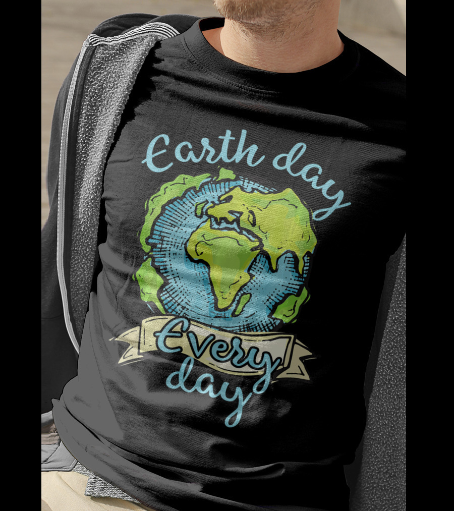 Earth Day Every Day Planet Embrace T-Shirt