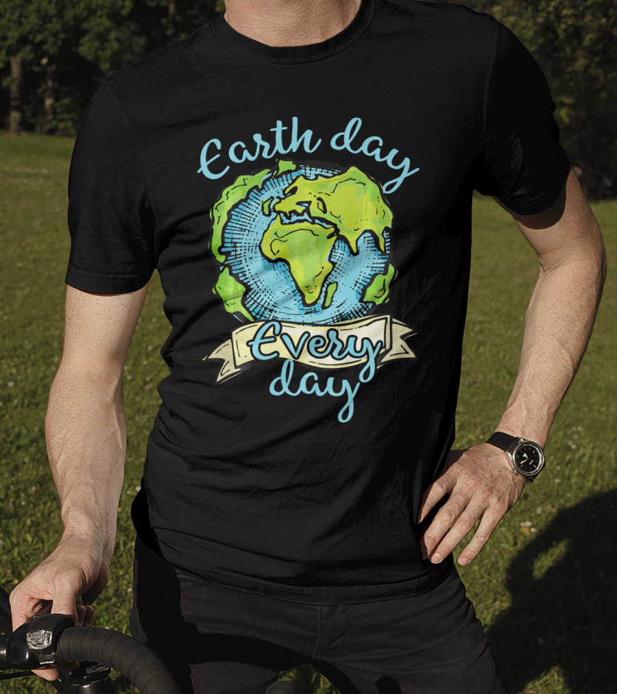 Earth Day Every Day Planet Embrace T-Shirt