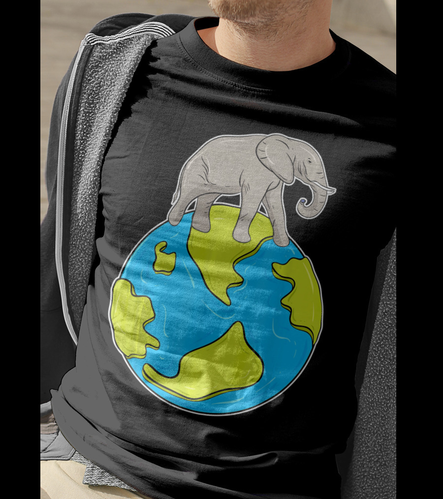 Celebrate Every Day Earth Elephant T-Shirt