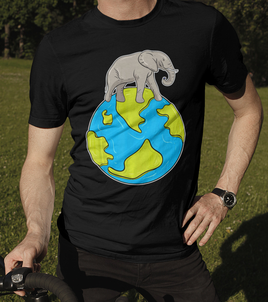 Celebrate Every Day Earth Elephant T-Shirt