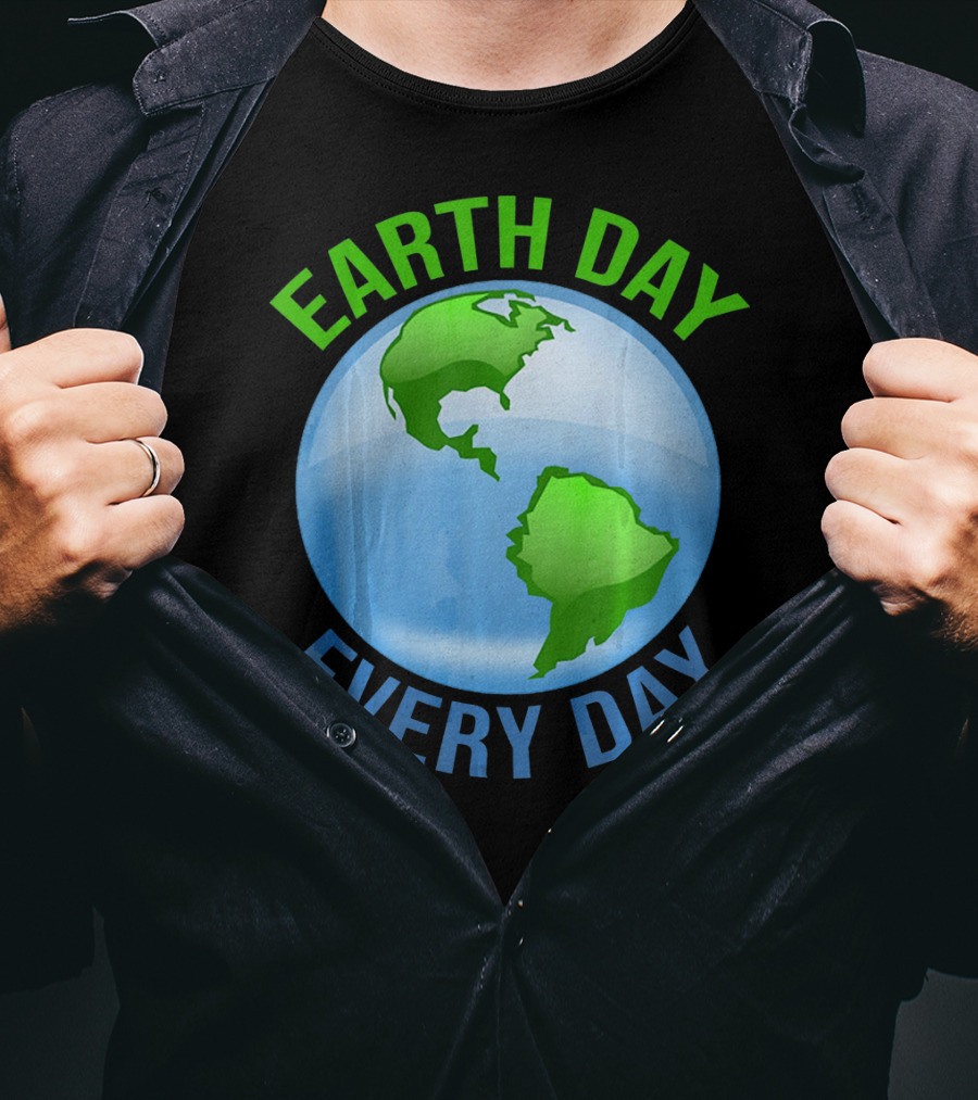 Earth Day Every Day Globe T-Shirt