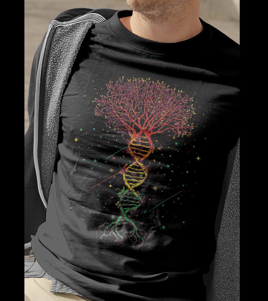 DNA Tree Of Life Genetics Biologist Science Nature T-Shirt