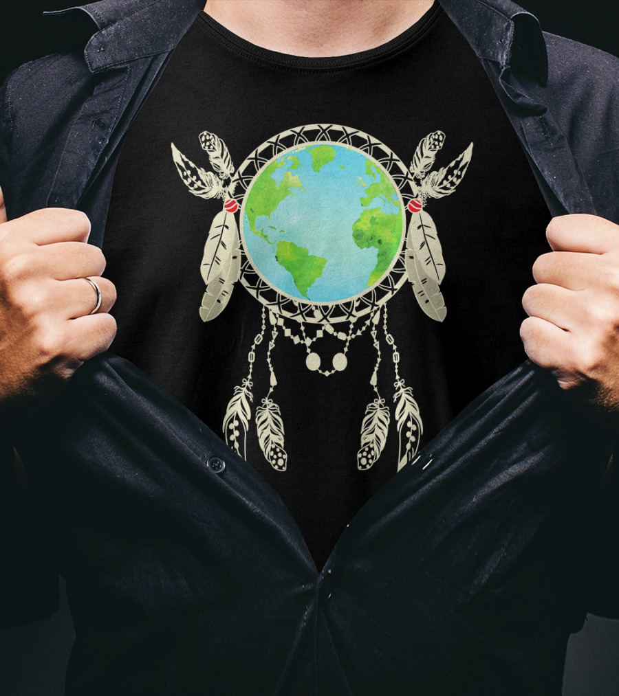 Earth Dreamcatcher Global Celebration Earth Day T-Shirt