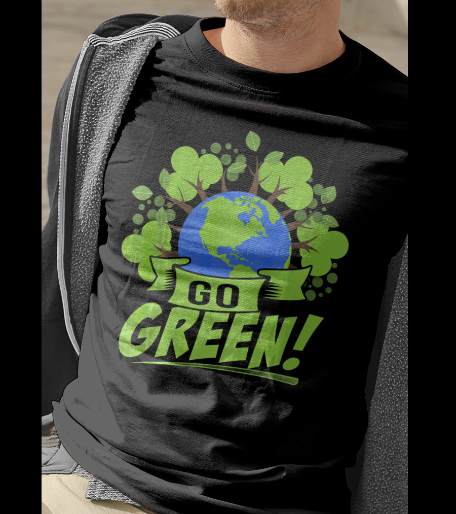 Go Green Earth Day Save Recycling T-Shirt