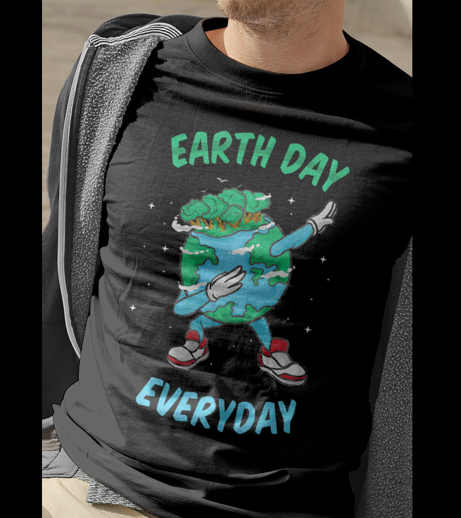 Earth Day Everyday Dabbing World Environ Planet Dance T-Shirt