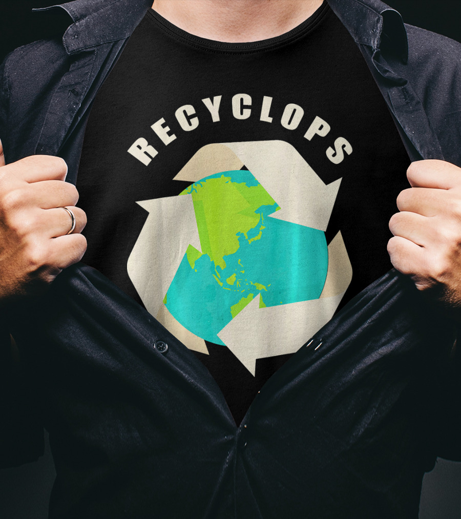 Recyclops Earth Day Recycling T-Shirt