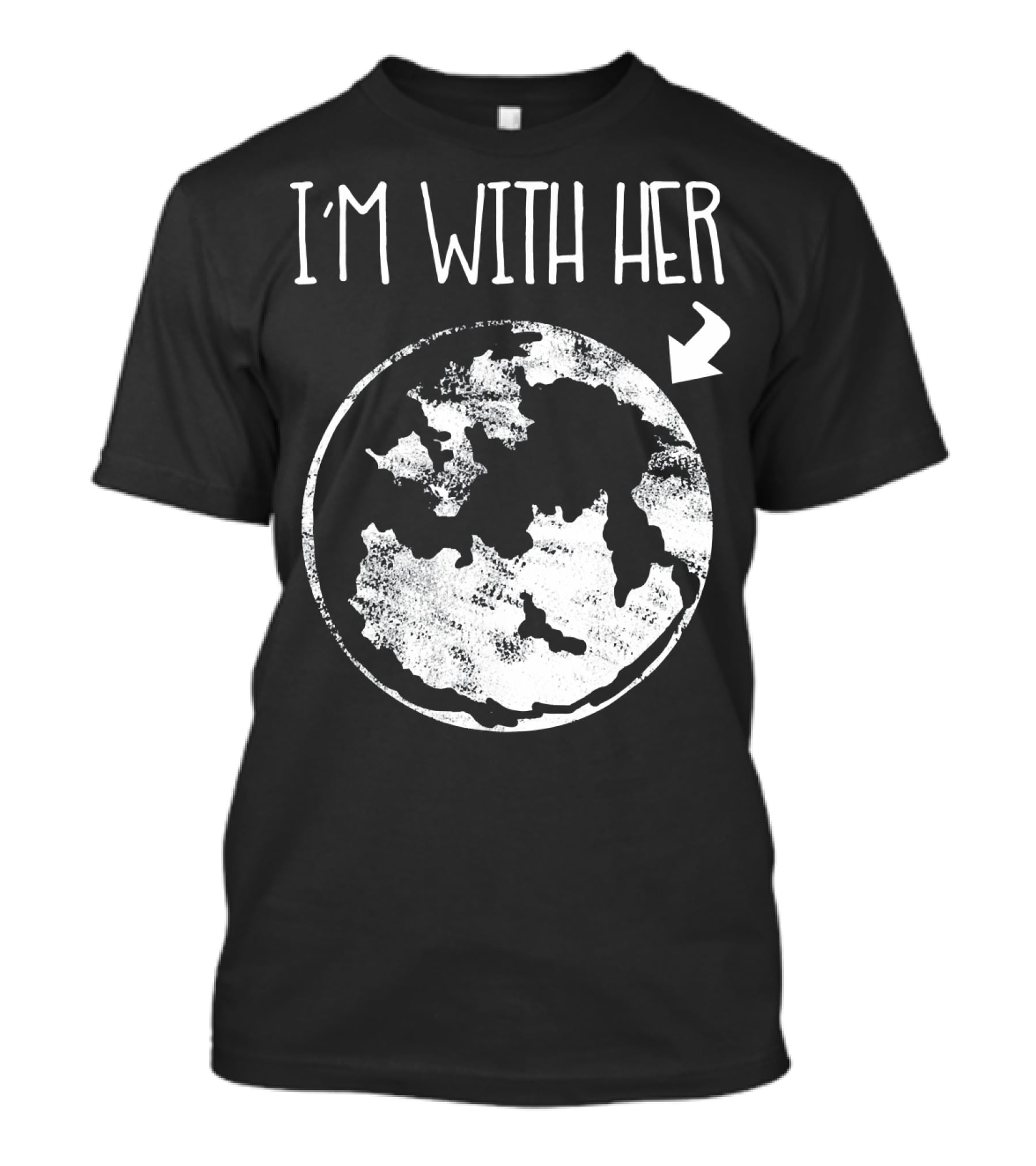 I'm With Her Cool Special Bold Environmental T-Shirt